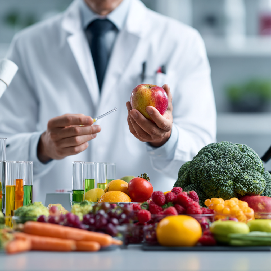 Cheerful European couple in their 40s preparing colorful healthy meal together in bright kitchen, both smiling and cooking with fresh vegetables, realistic photography style